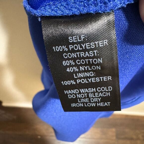 Lulu’s All My Daydreams Cobalt Blue Lace Skater Dress size S - Picture 7 of 10